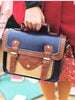 Clearance -  traveler contrast braided satchel