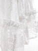 v neck floral lace dress