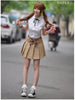 swing in campus pleated skirt