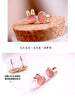 pink bunny earrings