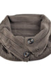 three button cowl neck scarf
