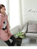 blushing panda hoodie