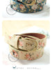 Mori girl blossom copper buckle belt