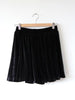 Spring collection - velvet solid color pleated skirt
