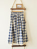 sweet blue plaid skirt