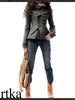 the new look grey coat
