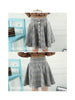 scholarly plaid skirt
