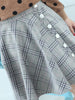 scholarly plaid skirt