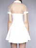 Spring collection - mesh top sweetheart skater dress