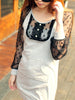 polka dots college dress