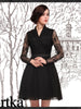 simple luxury lace dress