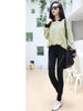 zipper pockets skinny leggings