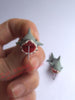 little shark stud earrings