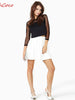rachel meshed top