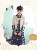 Clearance - scholarly double-pocket satchel