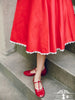 timeless Hepburn impression swing dress