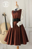 50s swing bow dress