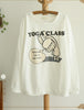 kawaii yoga class long sleeve top