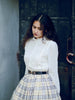 Miss Hepburn retro lace chiffon shirt