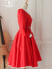 timeless Hepburn impression swing dress