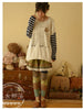 Clearance - owl family striped top
