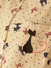 cat and bow cotton shirt