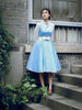 50s swing bow dress