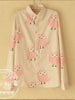 Clearance -  cartoon owl long sleeve shirt