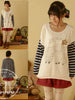 Clearance - owl family striped top
