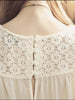 Miss Hepburn retro lace chiffon shirt