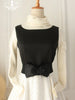 vintage Hepburn lace bow dress