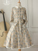 burberry print trench coat dress