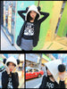 panda bear hat & mitten set