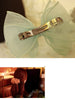 macaroon bow hair clip