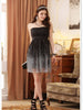 shimmering fantasy tube dress