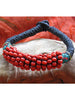 red berry beads bracelet