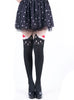Japanese Kawaii santa cat tattoo tights